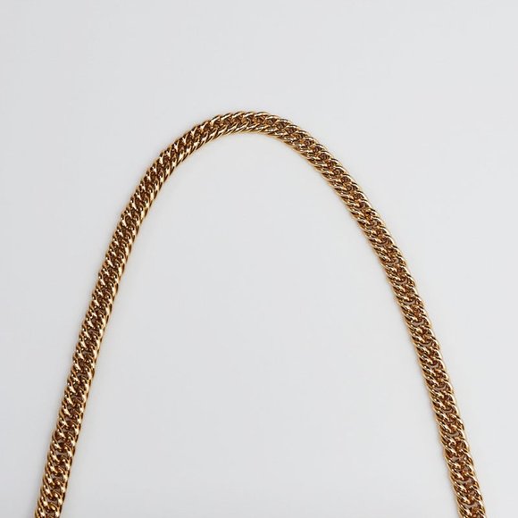 NWT BURBERRY RUNWAY LINK CHECK SHOULDER BAG WITH LEATHER TRIM - Picture 8 of 11